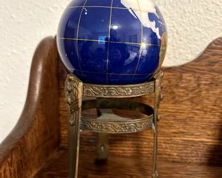 Glass World and Brass Stand