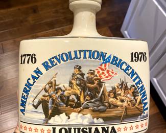 1976 Early Times American Revolution Bicentennial Louisiana Decanter