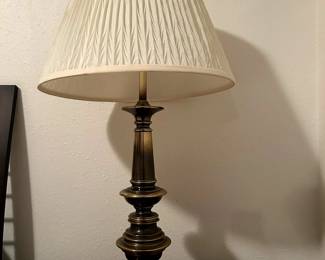 Brass Lamps and shades - 2 matching set