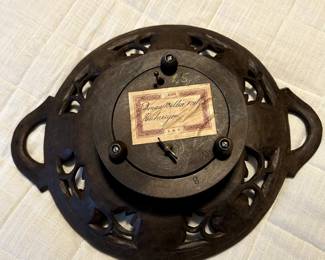 Wooden music box tray