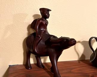 African carved wooden figure