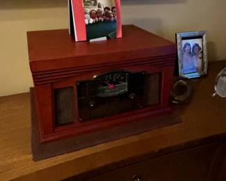 Record, CD, tape, radio player
