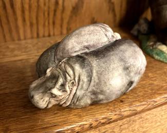 Hippo Figurine