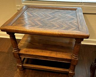 Wooden end table