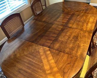 Beautiful mid-century wood table - inlaid