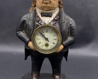 Bradley & Hubbard John Bull Blinking Eye Clock REPRODUCTION