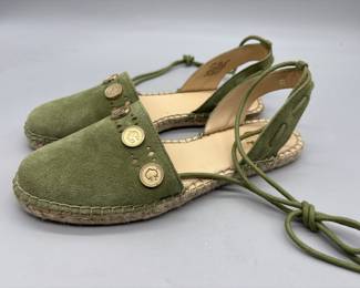 Wonder Michaela Sage Green Flats, Size 7.5M