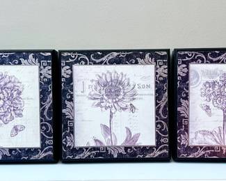 Three Wall Panel Art