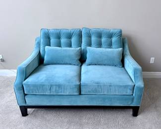 Teal Loveseat