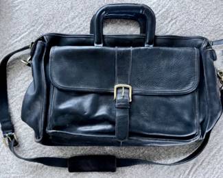 Coach Leather Messenger Bag / Laptop Bag
