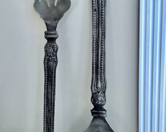 Large Spoon and Fork Decor