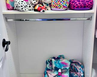 Stuffed Animals, Shoes and Backpacks