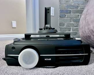 Epson Movie Projector w/ Extra Bulbs and Hanging Hardware