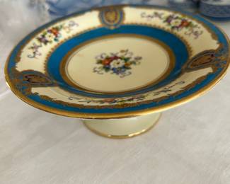 vintage Noritake hand-painted Pedestal dish