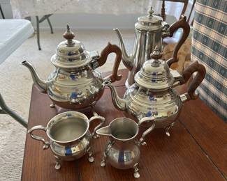 Colonial Williamsburg Kirk Stieff Pewter Coffee/Tea Set