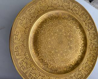 Heinrich & Co., Selb Bavaria Gold Charger