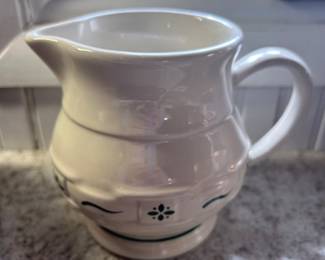 Longaberger Pottery Woven Traditions Pitcher