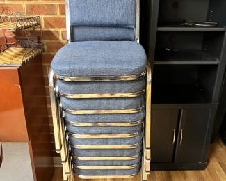 Stacking chairs - set of 9 -$100 for all