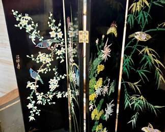 Gorgeous ornate folding screen /$250
