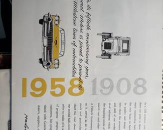 . . . 1958 fifty-year anniversary GM pictorial book