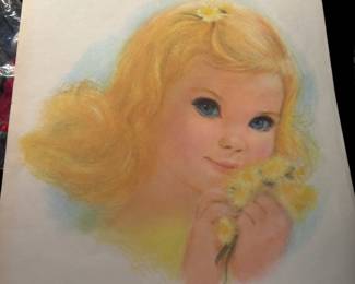 . . . vintage pastel art