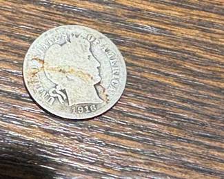. . . 1916 Barber dime