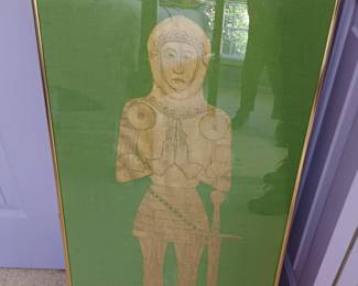 Example of many brass rubbings from Europe