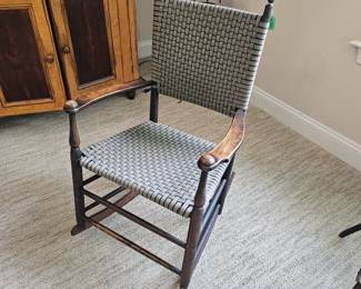 Shaker taped back rocking chair