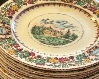 Limoges decorative plates....different scenes