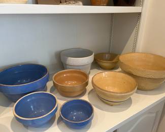 Vintage Batter Bowls!!! What a collection!