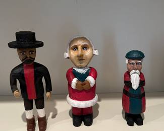 Hand Carved Figures....can you guess who they are?