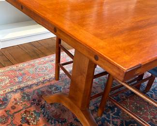 DANISH Mid Century Modern Dining Table....look at the lines of those Legs!
