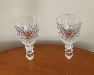 Purchased in Venice, Italy - Lead Glass Toasting Stems!