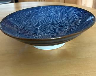 Blue and  White Swirl Bowl!