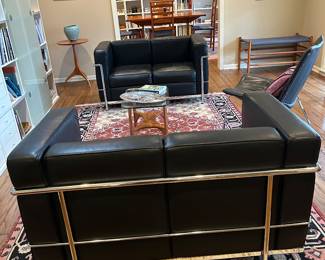 Modern flair wraps these sofas in style!