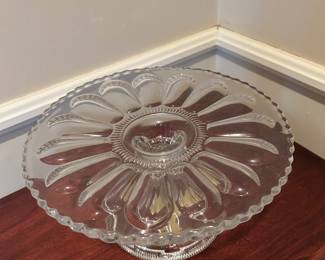 Antique Cake Plate on Stand