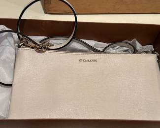 COACH purse with strap and chain...new