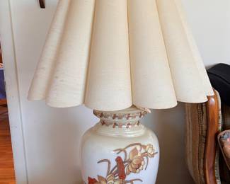 2nd large Murray lamp pulled silk shade