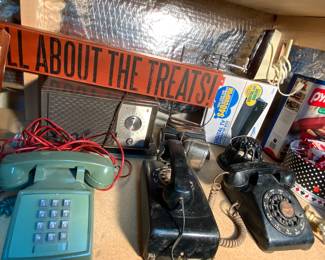 Vintage telephones