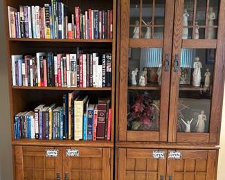 Hooker Mission Style Bookcase/Display Cases