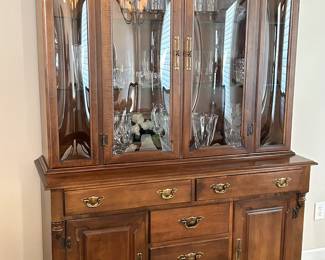 Young Republic Maple China Cabinet