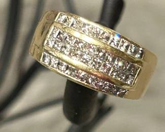 14K Diamond Ring