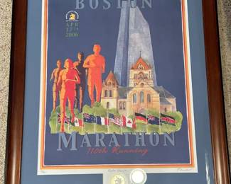 Limited Edition 110th Boston Marathon Poster