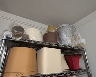 Some very nice lampshades a few custom made; some pairs