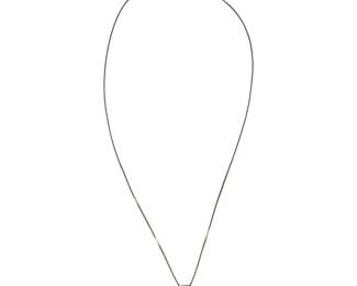 14kt Yellow Gold pt50 ct Old European Cut Diamond Solitaire Necklace 3pt3 Grams