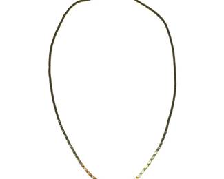 14kt Yellow Gold Triangle Link Chain 11pt7 Grams