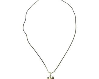 14kt Yellow Gold Eagle Necklace 8pt4 Grams