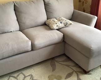 La-Z-Boy like new couch/sofa with chaise lounger