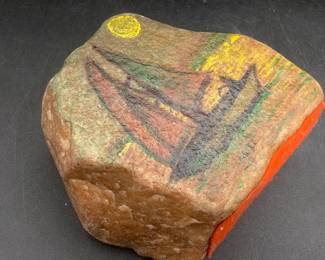 Hand painted rock