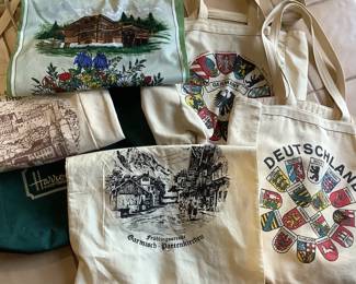 Travel canvas bags-most from Germany